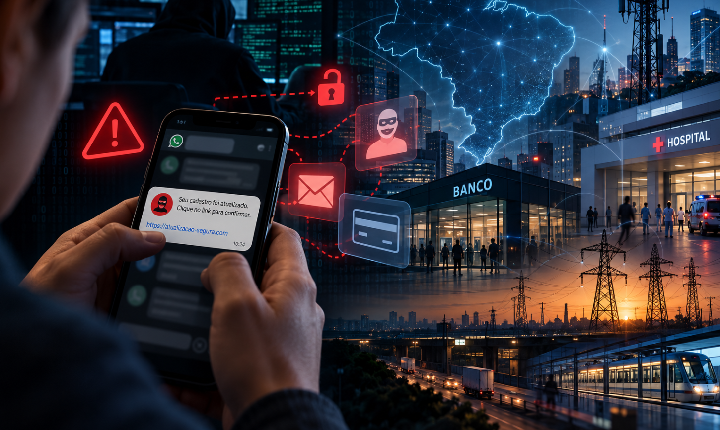 Do WhatsApp à infraestrutura crítica: como os ataques cibernéticos já afetam a vida dos brasileiros