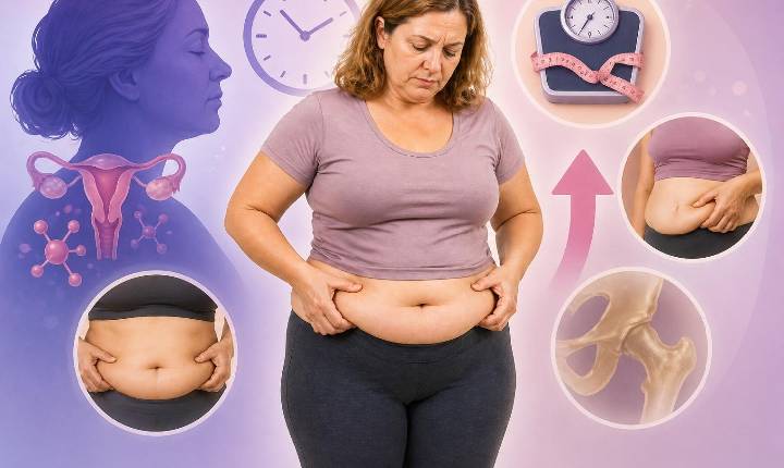 Ganho de peso na menopausa não é falta de força de vontade, especialista explica o que realmente ajuda nessa fase