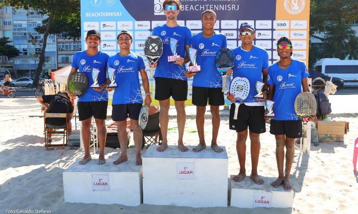 Nova geração se destaca e conquista títulos na sétima etapa do Circuito Fairmont de Beach Tennis em Copacabana