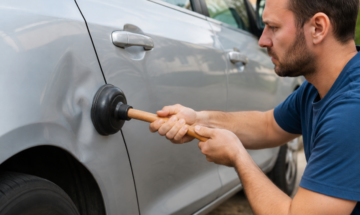 Truques virais para desamassar carros podem transformar pequenos danos em grandes prejuízos