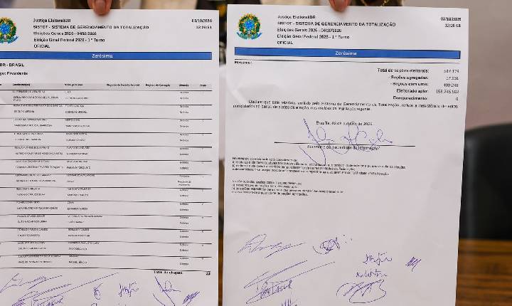 TSE faz teste final de sistemas e emite zerézima