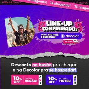 Decolar e Buser se unem para incentivar viagens para um dos maiores festivais de música do país