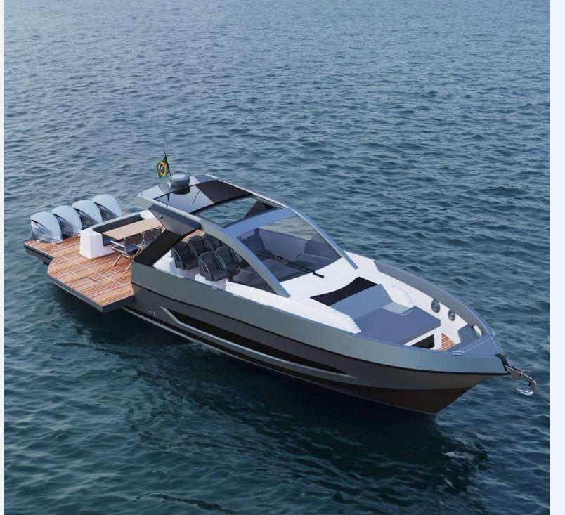 Embarcação de R$ 7 milhões é lançada no Brasil e leva potência e luxo ao nível dos superiates