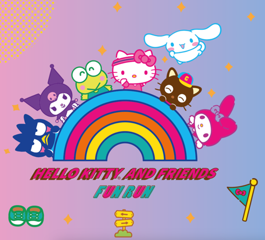 Sanrio realiza a 1ª edição da Hello Kitty and Friends Fun Run, a corrida mais kawaii do Brasil