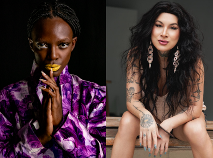 Aretha Sadick e Verónica Valenttino leem 