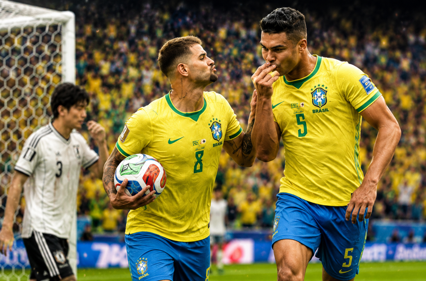 Brasil vence Japão de virada e garante vaga nas oitavas de final da Copa do Mundo 2026