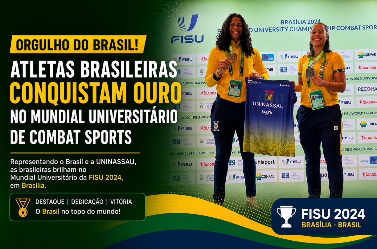 Atletas cariocas são convocadas para representar o Brasil no IV FISU America Games