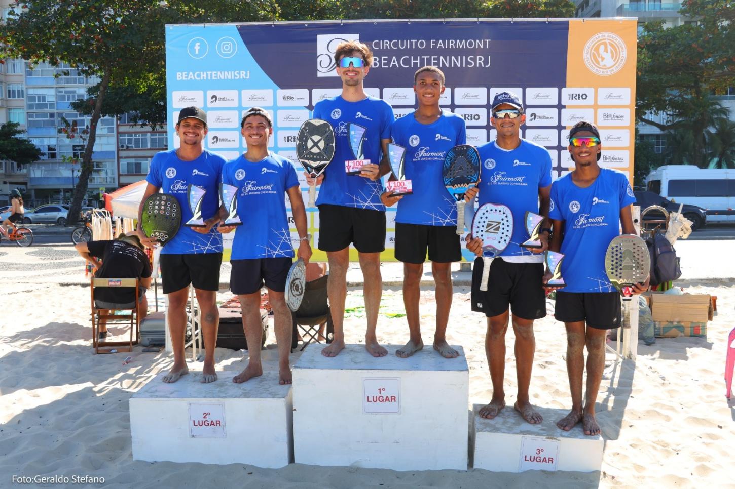 Nova geração se destaca e conquista títulos na sétima etapa do Circuito Fairmont de Beach Tennis em Copacabana