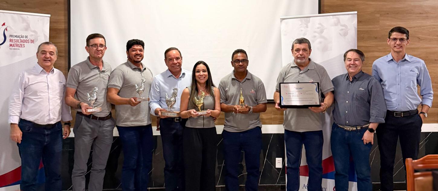Aviagen reconhece excelência de clientes na Premiação de Matrizes Ross 308 AP nas regiões Centro-Oeste, Norte e Nordeste