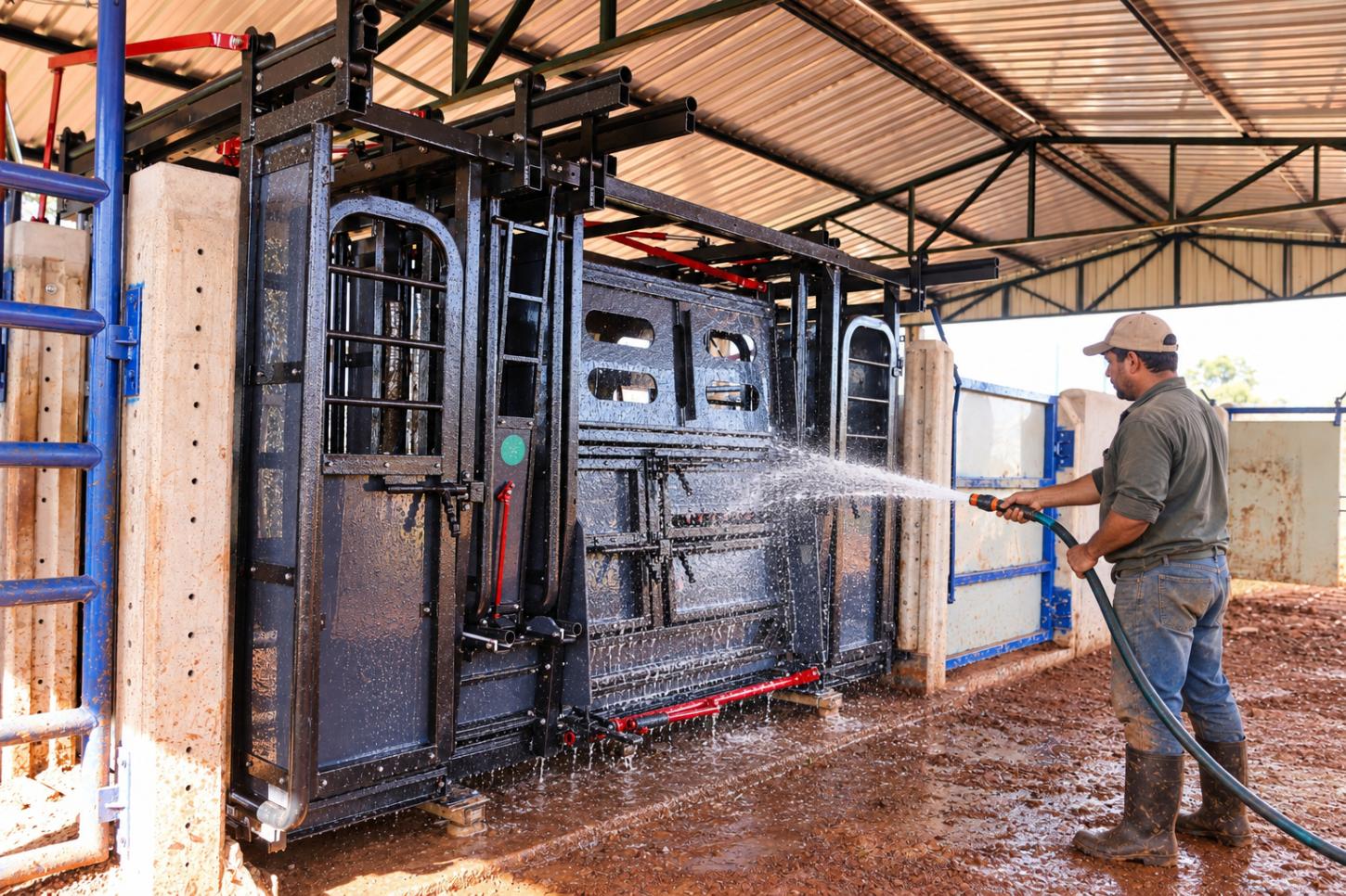 Limpeza adequada dos equipamentos de contenção bovina ajuda a preservar as condições de uso no campo